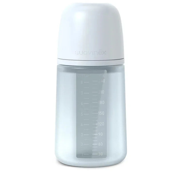 Color Essence Suavinex Biberon Silicone Azzurro