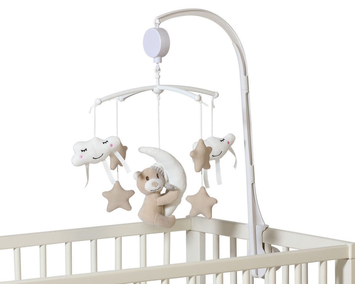 Kiokids Giostrina Musicale Culla Orsetto Beige