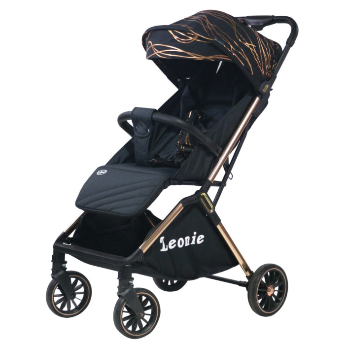 Passeggino Leggero Leonie Automatico con Coprigambe e Zainetto Vari Colori 0/22kg