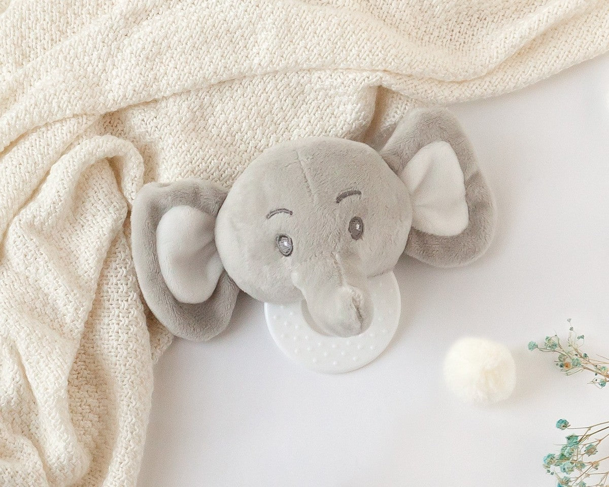 Kiokids Massaggiagengive Peluche Elefante Grigio 13cm