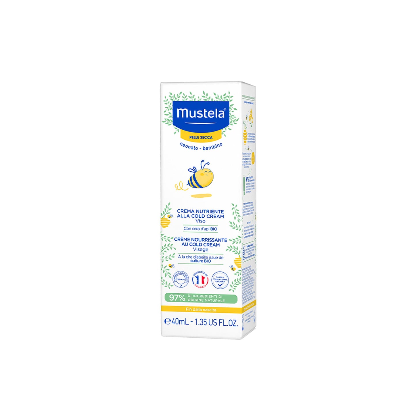 Mustela 5713795242528Crema Viso Nutriente alla Cold Cream 40ml