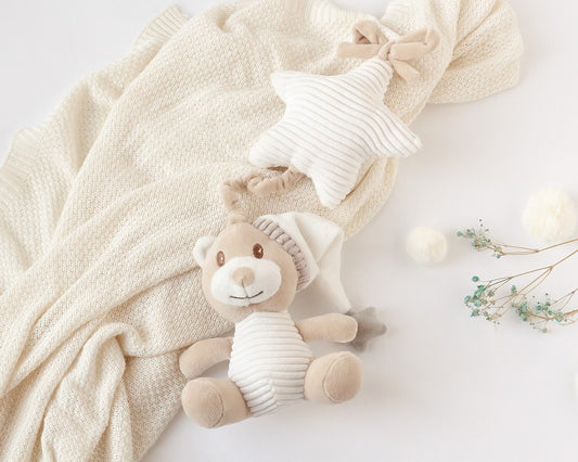 Kiokids Peluche Carillon Orsacchiotto Musicale per Culla