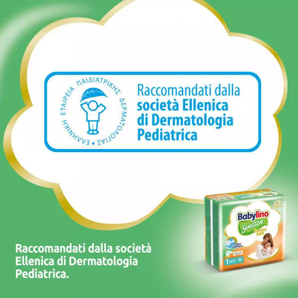 Babylino Sensitive Pannolini Taglia 1 Da 2 a 5 kg Conf. da 26pz