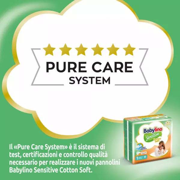 Babylino Sensitive Pannolini Taglia 1 Da 2 a 5 kg Conf. da 26pz