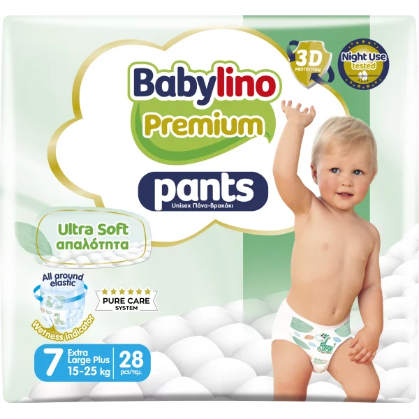 Babylino Premium Pannolini Mutandina Taglia 7 da 15 a 25 kg Conf. 28pz