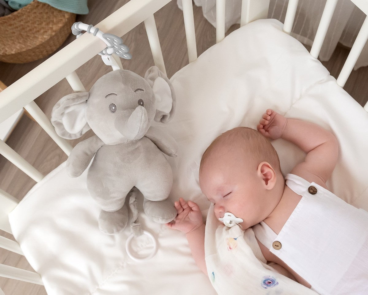 Kiokids Peluche Carillon Elefante Grigio