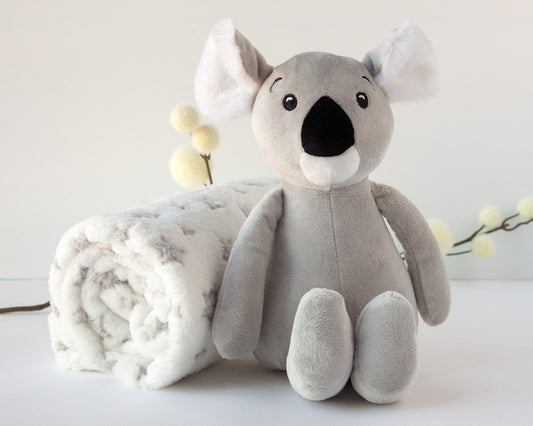 Copertina con Peluche Koala Kiokids 100x100