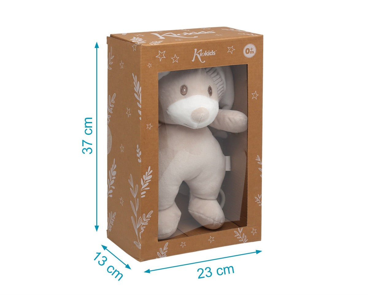 Kiokids Peluche Carillon Massaggiagengive Musicale Orso per Culla