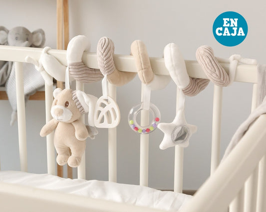 Kiokids Peluche Spirale Orsacchiotto Beige