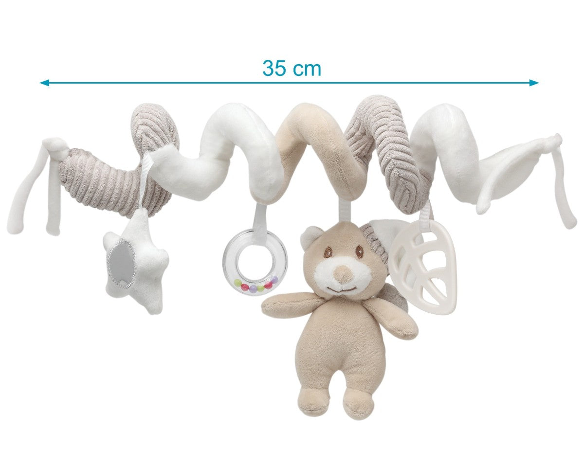 Kiokids Peluche Spirale Orsacchiotto Beige