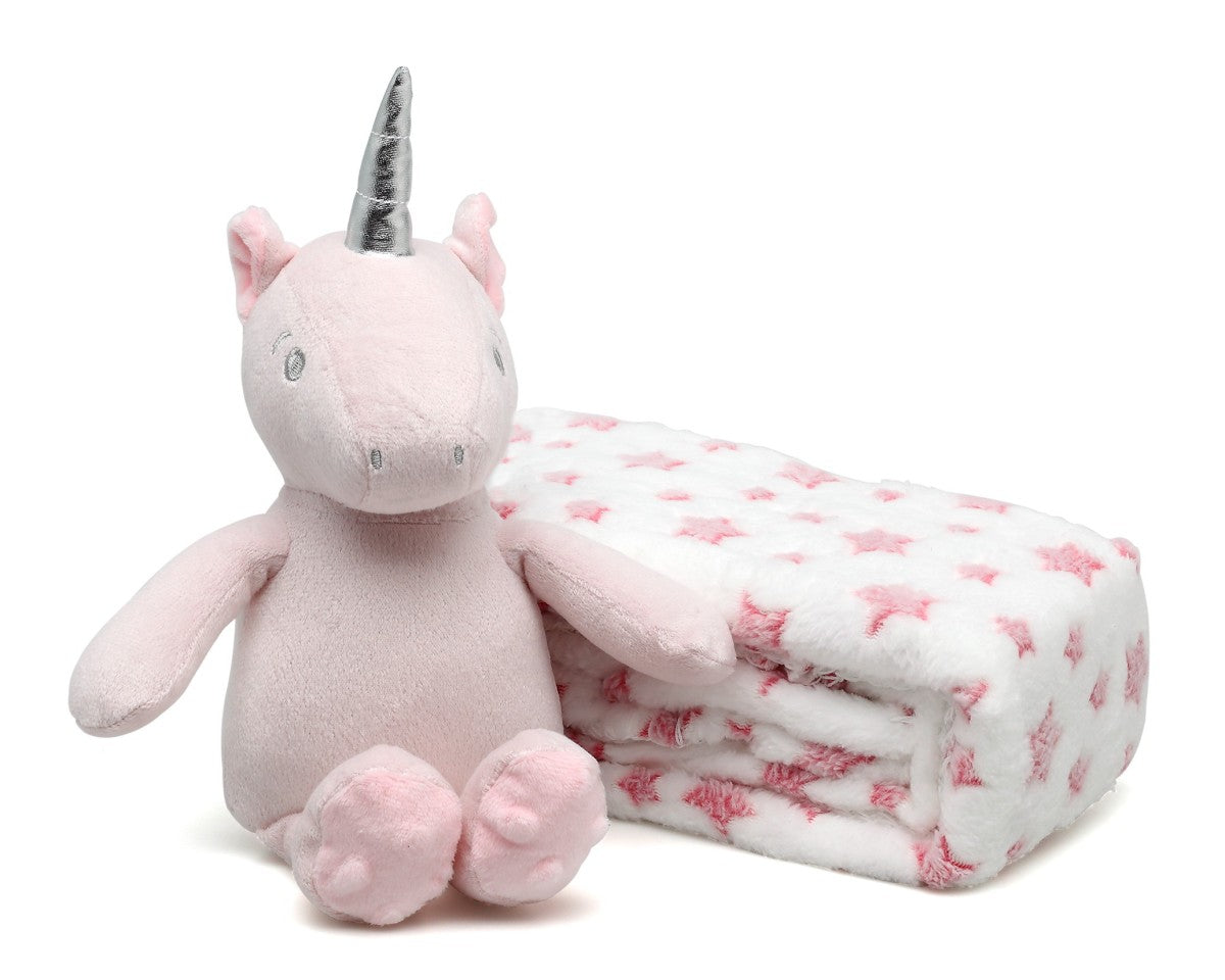 Copertina con Peluce Unicorno Kiokids 100x100