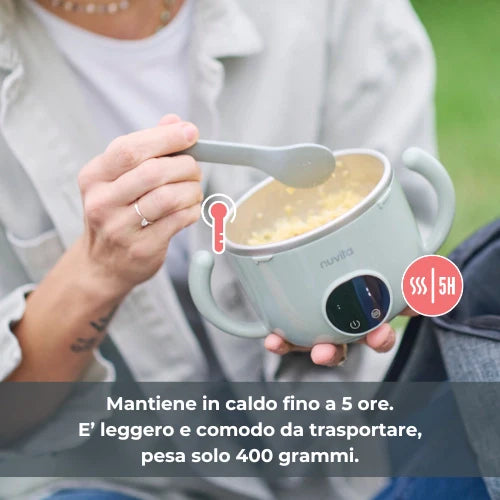 Nuvita Scaldapappa Portatile e Ricaricabile Pappa'n'Go