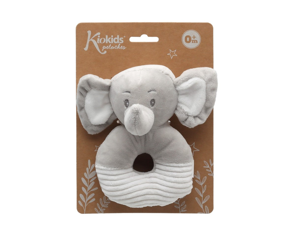 Kiokids Sonaglino Peluche Elefante Grigio 13cm