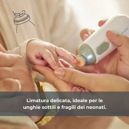 Tagliaunghie e Limaunghie Elettrico Nuvita Trimmy