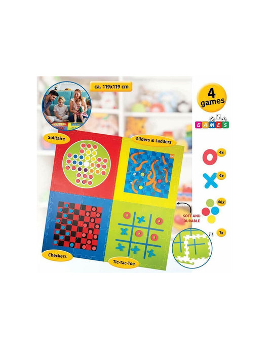 Tappeto Puzzle Eva Maxi 4 Giochi in 1