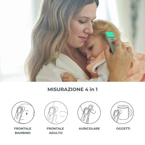 Nuvita Termometro Digitale Frontale e Auricolare