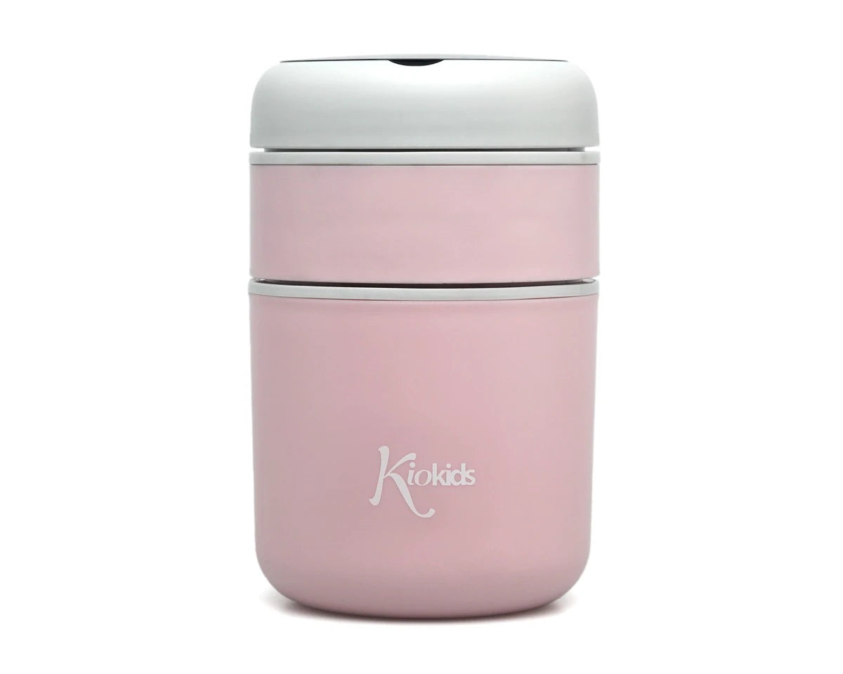 Kiokids Thermos 710ml Doppio Scompartimento in Acciaio Vari Colori