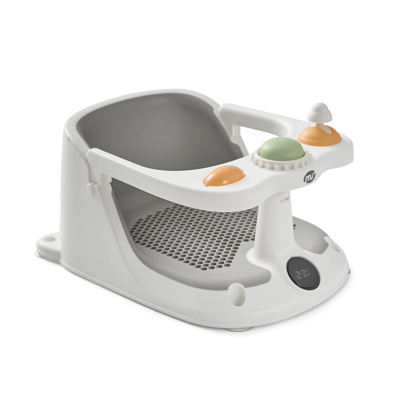 Ms Splash Sedia da Bagno con Termometro Grigio