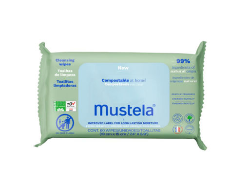 Mustela Salviette Compostabili Profumate 60pz