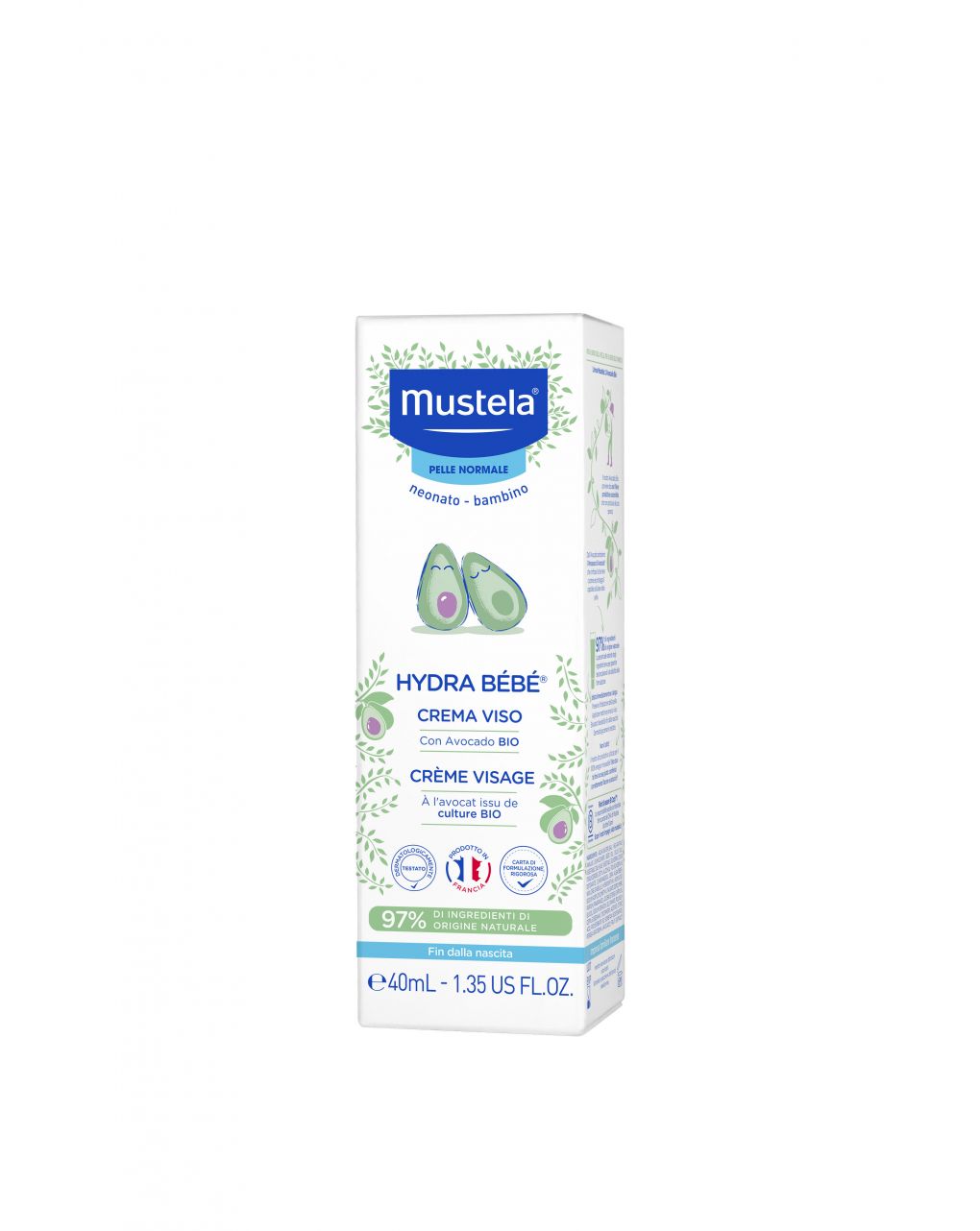 Mustela Hydra Bébé Crema Viso 40ml