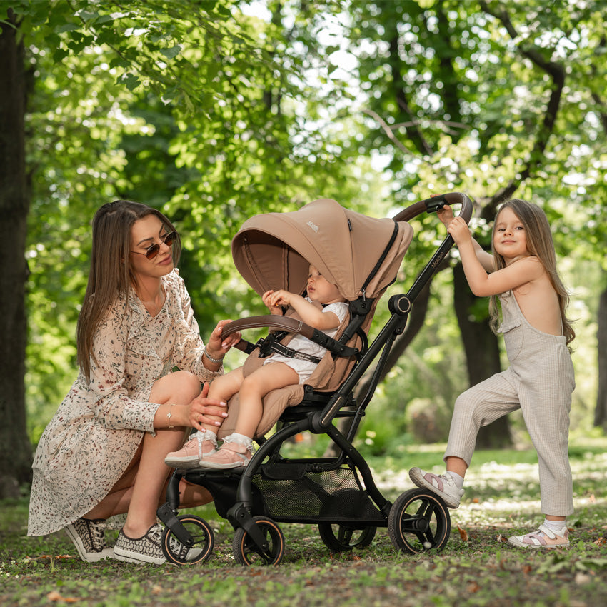 Passeggino Leggero Lorelli Makaya Fronte-Mamma / Fronte-Strada Nero