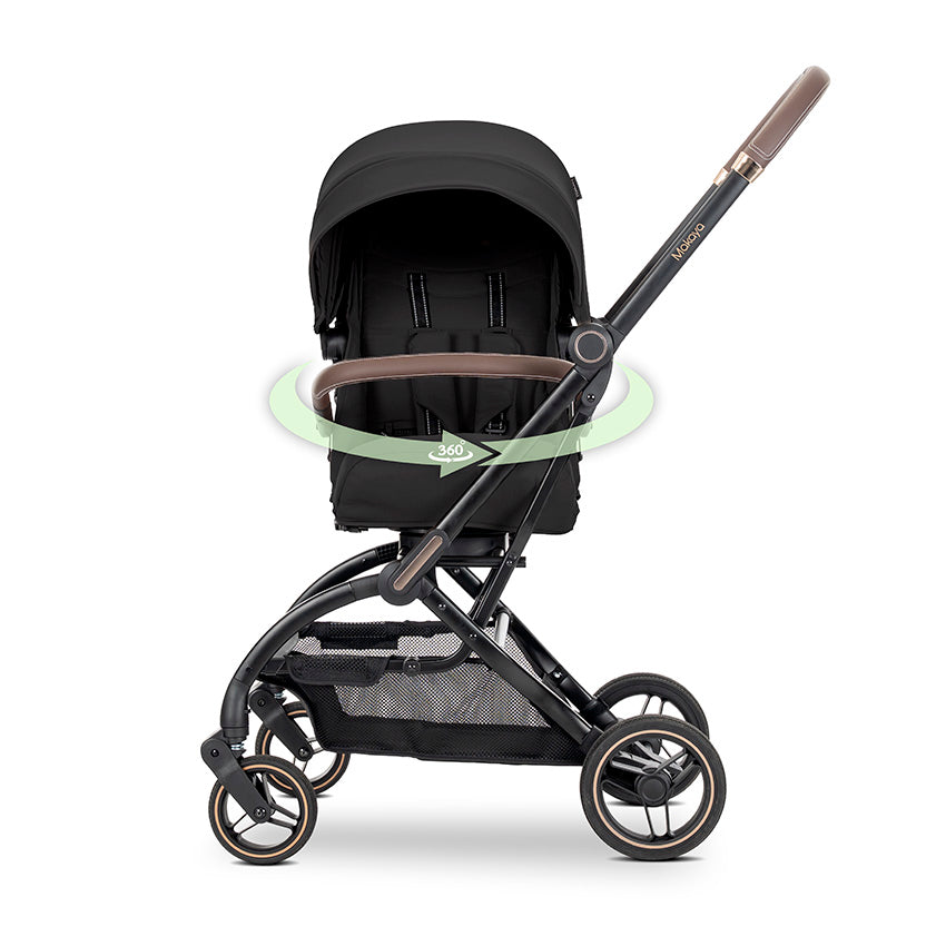 Passeggino Leggero Lorelli Makaya Fronte-Mamma / Fronte-Strada Nero