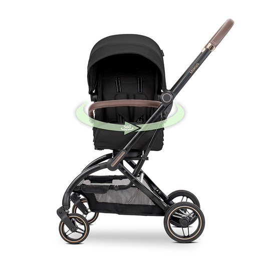 Passeggino Leggero Lorelli Makaya Fronte-Mamma / Fronte-Strada Nero