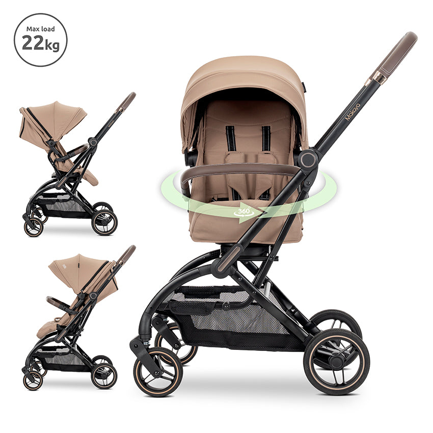 Passeggino Leggero Lorelli Makaya Fronte-Mamma / Fronte-Strada Beige