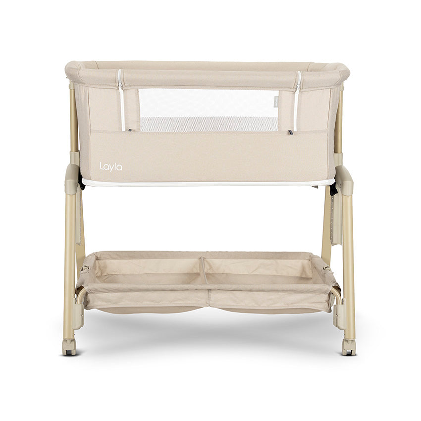 Lorelli Layla 2in1 Culla Next To Me con Sponda Abbattibile Beige
