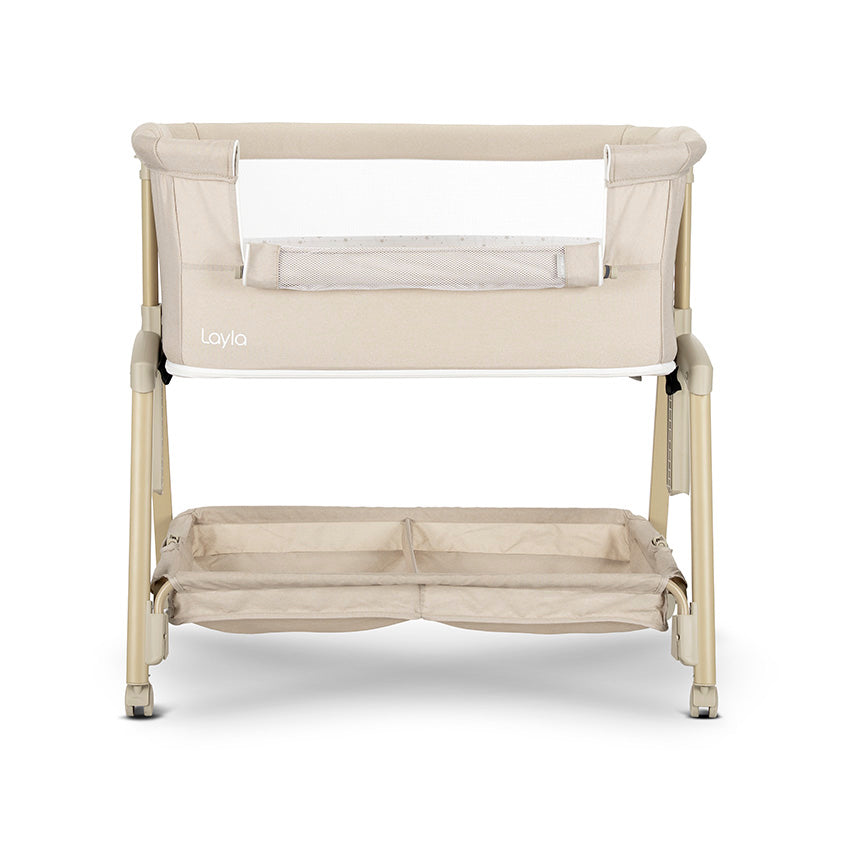 Lorelli Layla 2in1 Culla Next To Me con Sponda Abbattibile Beige