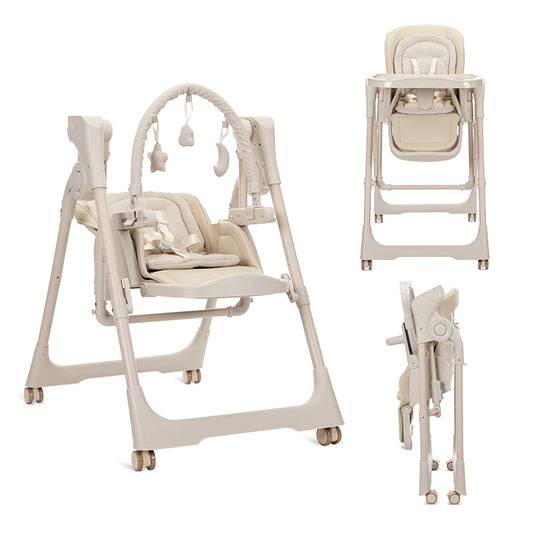 Lorelli Nomino Sediolone Pappa e Dondolo 2in1 Beige