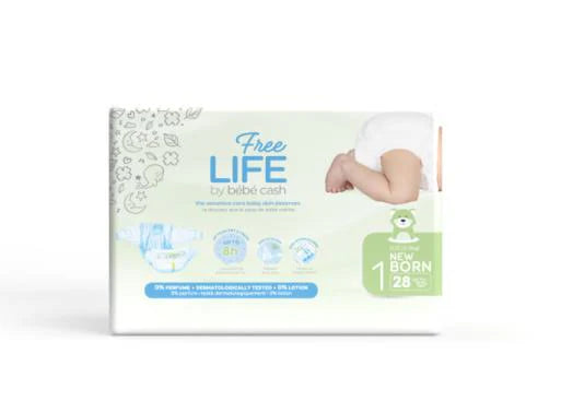 Freelife Pannolini Taglia 1 da 2 a 5 kg Conf. 28 pz