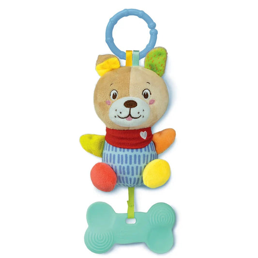 Clementoni Lovely Soft Dog Rattle