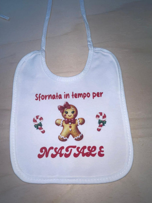 Bavaglino "Sfornata in tempo per Natale"