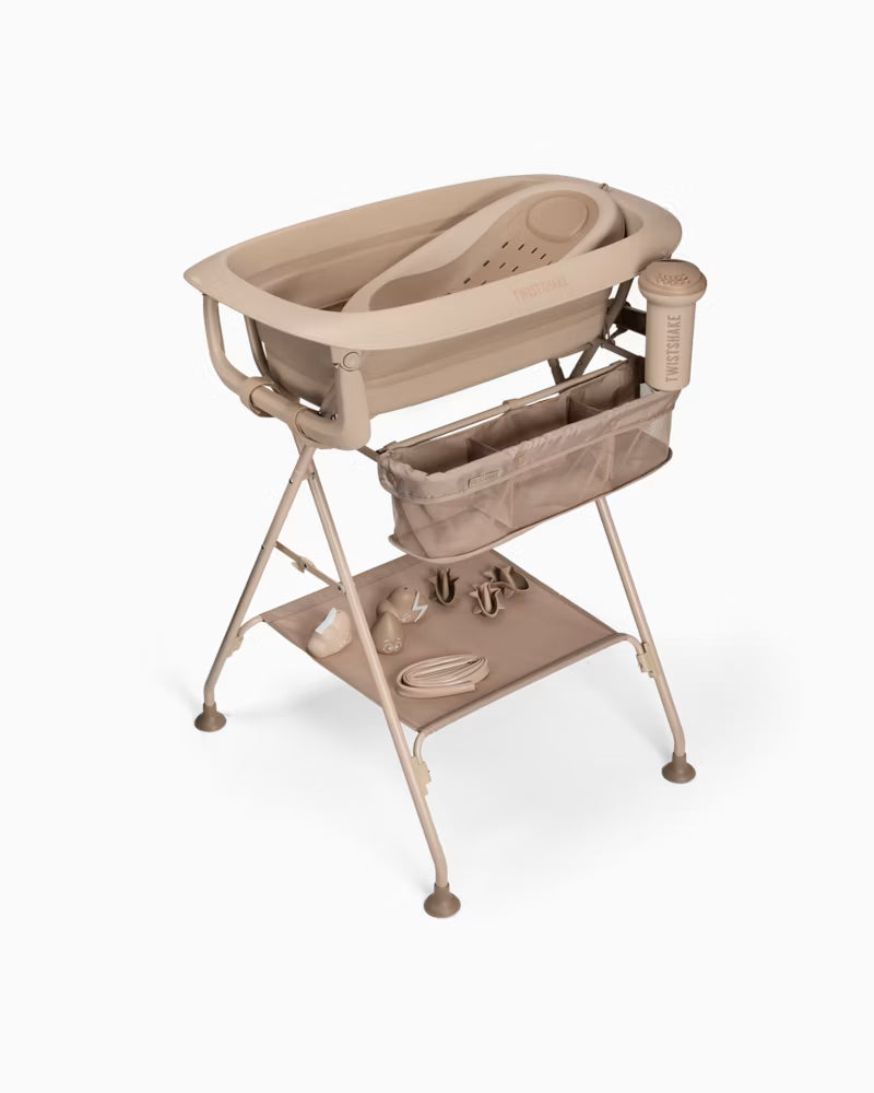 Twistshake Set Bagno con Vaschetta e Giocattoli Mocha
