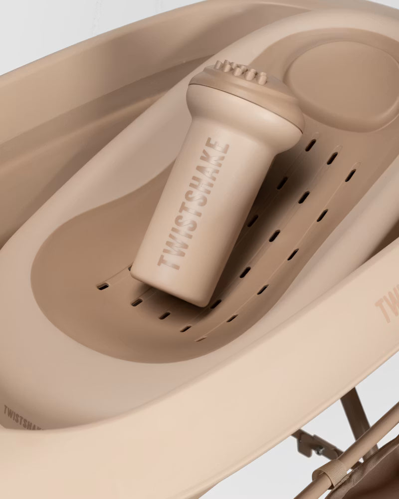 Twistshake Set Bagno con Vaschetta e Giocattoli Mocha