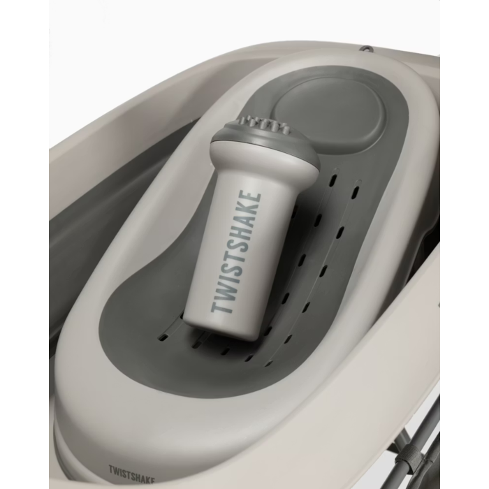 Twistshake Set Bagno con Vaschetta e Giocattoli Faded Grey