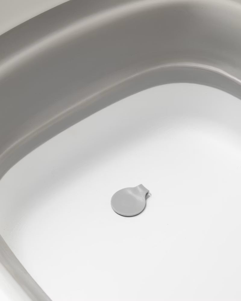 Twistshake Set Bagno con Vaschetta e Giocattoli Pastel Grey