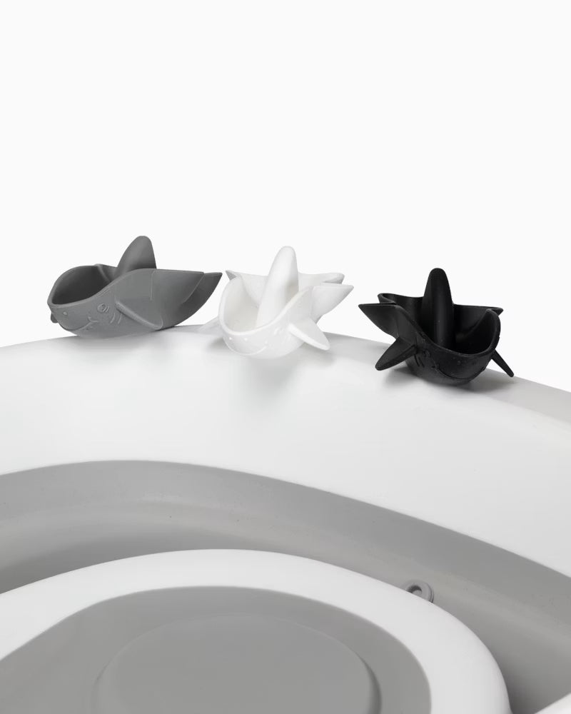 Twistshake Set Bagno con Vaschetta e Giocattoli Pastel Grey