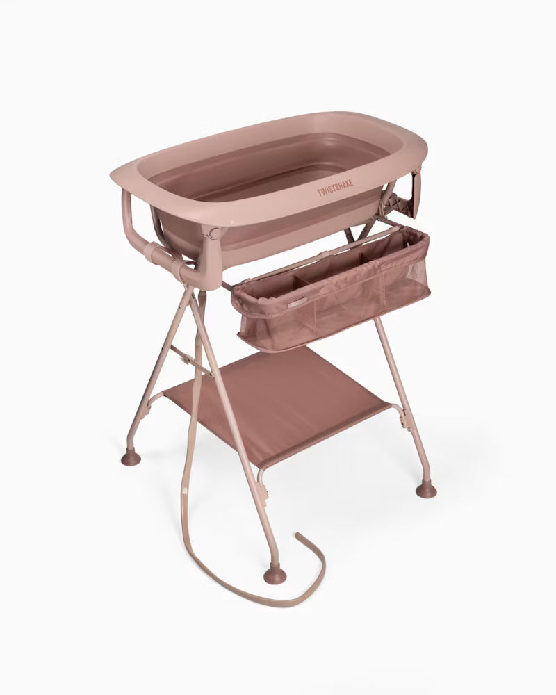 Twistshake Set Bagno con Vaschetta e Giocattoli Faded Pink