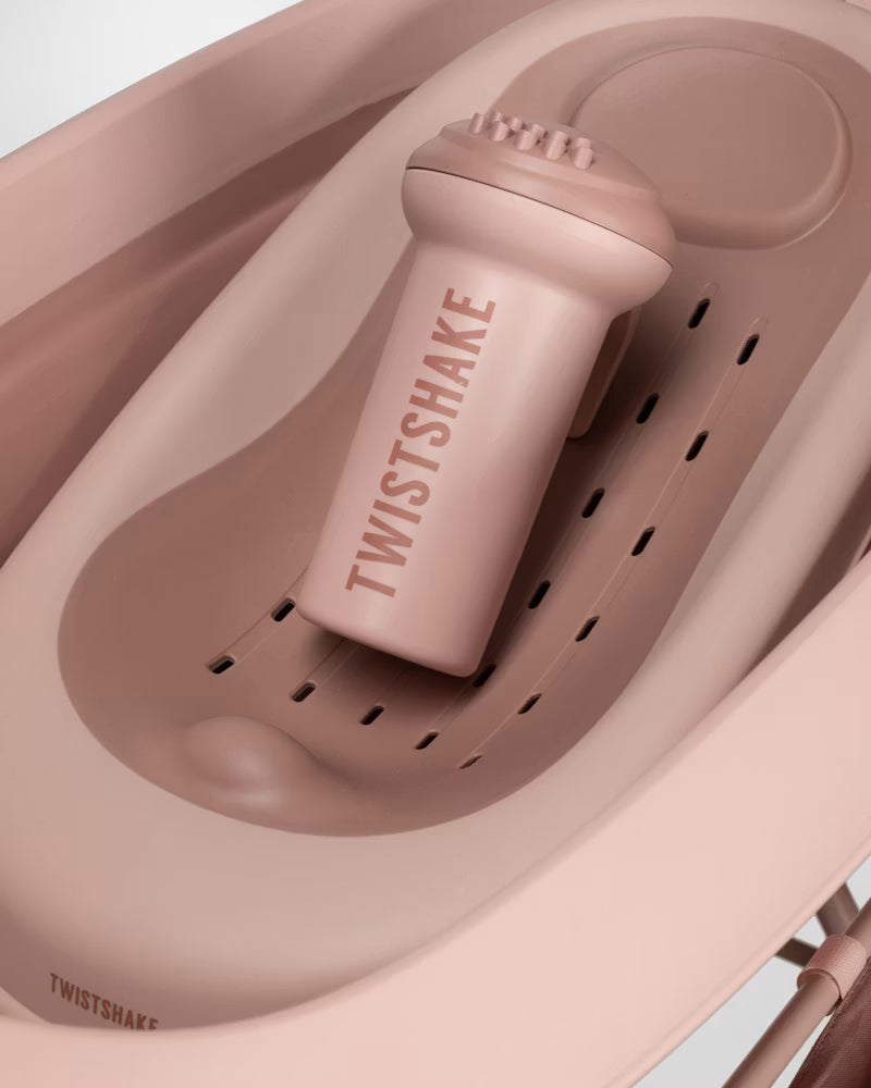 Twistshake Set Bagno con Vaschetta e Giocattoli Faded Pink