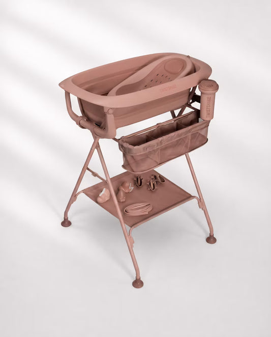 Twistshake Set Bagno con Vaschetta e Giocattoli Warm Blush