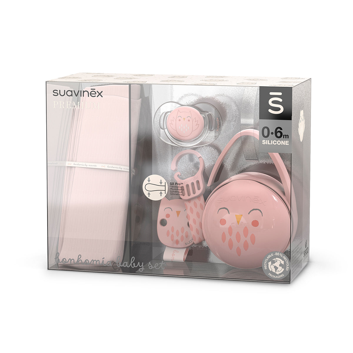 Bonhomia Suavinex Set Regalo Rosa