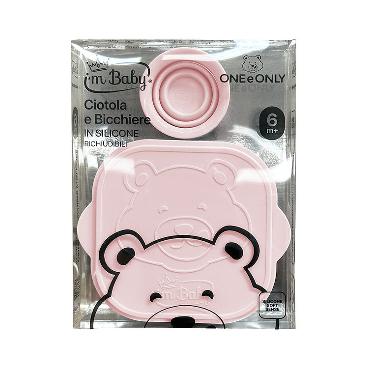 I'm Baby Ciotola e Bicchiere in Silicone Richiudibile Vari Colori