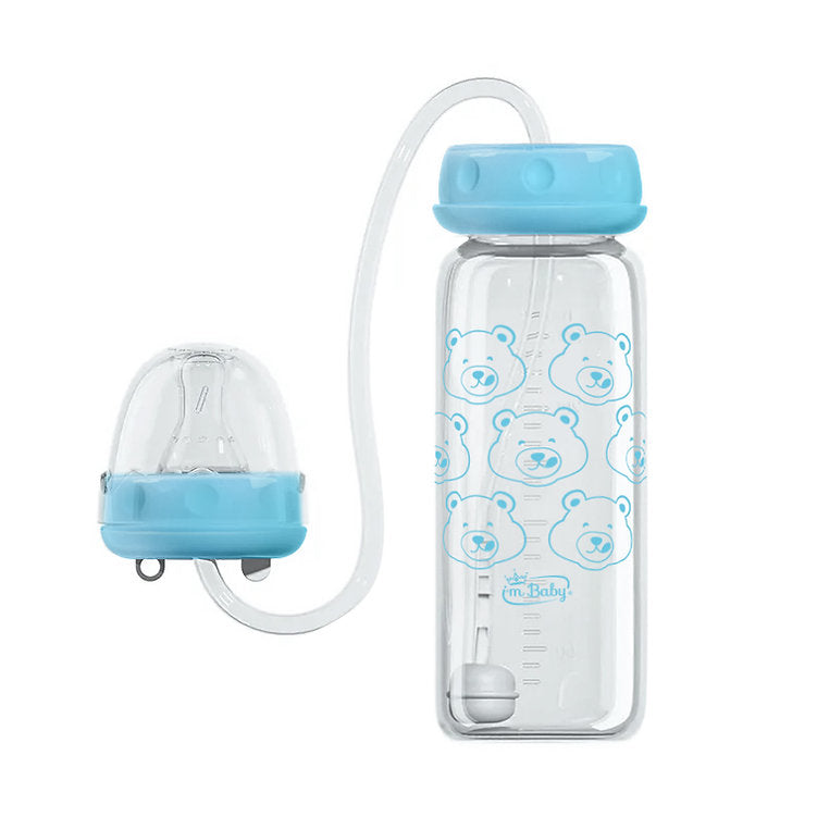 I'm Baby Biberon Vetro 240ml Con Prolunga Vari Colori