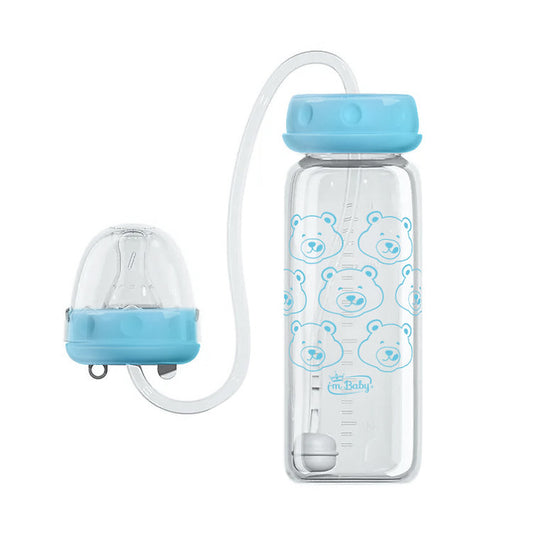 I'm Baby Biberon Vetro 240ml Con Prolunga Vari Colori