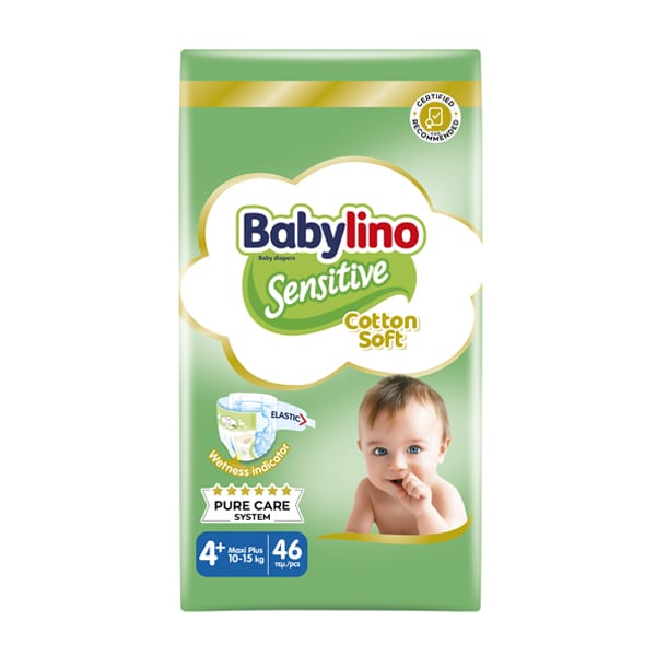 Babylino Sensitive Pannolini Taglia 4+ Da 10 a 15 kg Conf. da 46pz