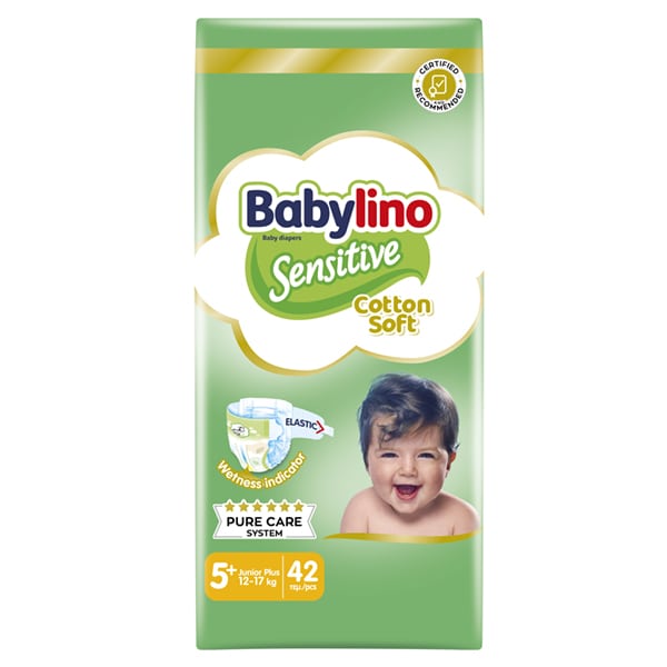 Babylino Sensitive Pannolini Taglia 5+ Da 12 a 17 kg Conf. da 42pz
