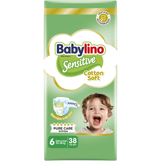 Babylino Sensitive Pannolini Taglia 6 Da 13 a 18 kg Conf. da 38pz
