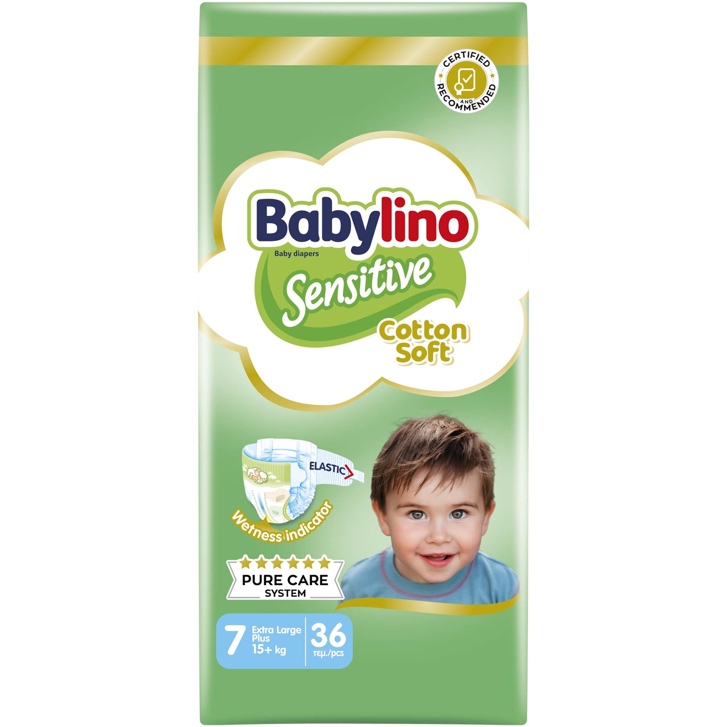 Babylino Sensitive Pannolini Taglia 7 15+ kg Conf. da 36pz